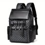 1PC Men's Fashion Trendy Casual Business Travel Backpack Large Capacity Schoolbag Laptop Storage Backpack