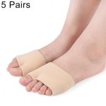 5 Pairs Threaded Thumb Valgus Care Foot Forefoot Thickened Super Soft Thumb Protector Size: S