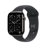 Apple Watch Series 11 Gps+cellular 46MM Slate Titanium Case With Black Sport Band – S m