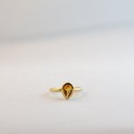 Pear - Small - Citrine Medium