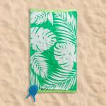 Palm Paradise Velour Beach Towel