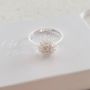 Calah 925 Sterling Silver Cz Ring - Size 6