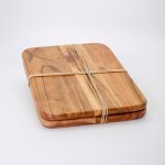 Rectangular Wooden Chopping Board - 2 Piece