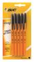 BIC Orange Fine Pack Of 10 Black - Fine Point 0.8MM. Precise Lines