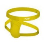 Pump Double-strap Yellow Jockstrap