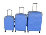 Smte Begin Again 3-PIECE Light Blue Abs Luggage Set With Keychain