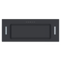 Falco 90CM Fully Integrated Black Glass Extractor FAL-90-BIG-B