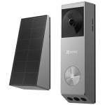 EP3X Pro Wireless Video Doorbell With Solar Panel And Surveillance Camera