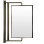 Vanity Mirror In Antique Brass