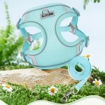 Vest Style Pet Harness Strap With Traction Rope Soft And Breathable Mesh Adjustable Reflective Dog Vest Suitable For Small And M