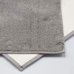 Whisper Soft Non Slip Solid BATH MAT - Steel Grey