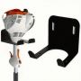 Metal Tool Storage Stand For Lawn Mowers Secure Wall Mounting For Safety