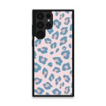 Custom Printed Tpu Cases - Samsung Galaxy S22 Ultra 5G & 39 Baby Blue Leopard Print& 39 By