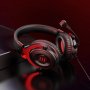 Eksa E900 3D Stereo Sound Gaming Headset Red/violet/green