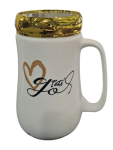 Mug Fancy With Mirror Lid