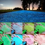 6000PCS BAG Luminous Fluorescent Stones Glow In The Dark Stones Colorful Luminous Sand Diy Outdoor Decoration For Aquarium Yard