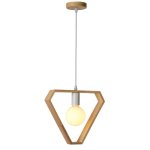 Quinn Wood And Metal Pendant Light Natural