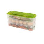 3 Tier Stackable Food Storage Containers - Green