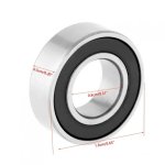 Bearing – Rubber Seal Bearing 8X16X5MM Each
