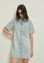 Stitch Detail Denim Dress