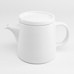 - Flat Stackable Tea Pot Choose From 4 Colours - White