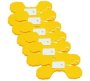 Decor Party Tissue Paper Garlands 6 Set - Yellow Multicolor