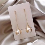 Creative And Fashionable Shiny And Delicate Matte Tassel Earrings Elegant And Simple Earrings Birthday Party Anniversary Commemo