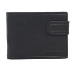 Bossi Mopane Mens Leather Executive Billfold With Tab - Black