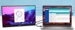Dell P1424H 14" Portable Monitor 1920 X 1080 Resolution Full HD Lcd Display 2X USB Type-c