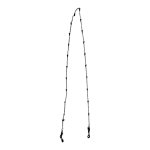 Glasses Chain - Charcoal Chain And Beads