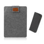 Slim Felt Laptop Sleeve For Macbook/laptop/tablet Upto 13" & Sunglass Case- Dark Grey