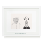 Bear & Bokkie Art Print