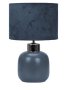 Round Porcelain Desk Lamp - Prussian Blue