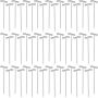 100PCS Reusable Stainless Steel T-shaped Blocking Pins For Sewing And Diy
