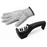 Lifespace Knife Sharpener With Cut Resistant Safety Glove