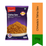 's Tikha Sev 170G - Spicy Crunchy Namkeen Snack For Tea Time Chaat Toppings & Everyday Munching South Africa India Bazaar - 170G