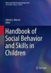 Handbook Of Social Behavior And Skills In Children Hardcover 1ST Ed. 2017