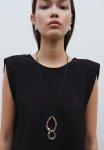 Knot-detail Vest Top - Black