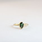 Pear Small - Green Tourmaline - Small