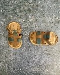 Walkmates Brown And Blue Sandals Size 4