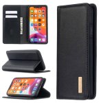 For Iphone 11 2 In 1 Detachable Magnetic Horizontal Flip Genuine Leather Case With Holder & Card Slots & Wallet Black