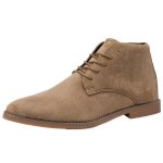 Men's Trendy Pointed Toe Lace-up Boots Wear-resistant Non-slip Smart Casual Shoes