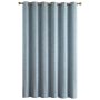 Matoc Readymade Curtain -100% Blackout -sky Blue -eyelet -400CM W X 221CM H