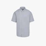 Mens Barry Classic Short Sleeve Short Shirt Blue - 10XL