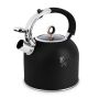3.0L Whistling Kettle With Glass Lid - Black Rose