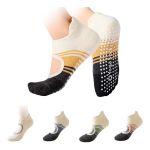5 Pairs Yoga Socks For Women With Non-slip Grips For Pilates Barre Dance
