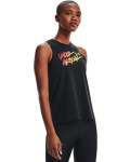 Women's Ua 80S Graphic Muscle Tank - Black XXL
