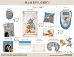 Cot Duvet Bedding Tom And Jerry Cartoon Set