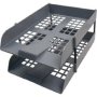Nexx 2 Tier Letter Tray Riser Set Grey