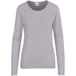 Ladies Long Sleeve Portland T-Shirt – Grey